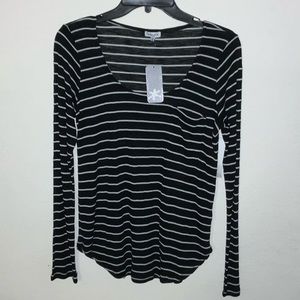 Splendid Stripe Henley - Small - NWT!